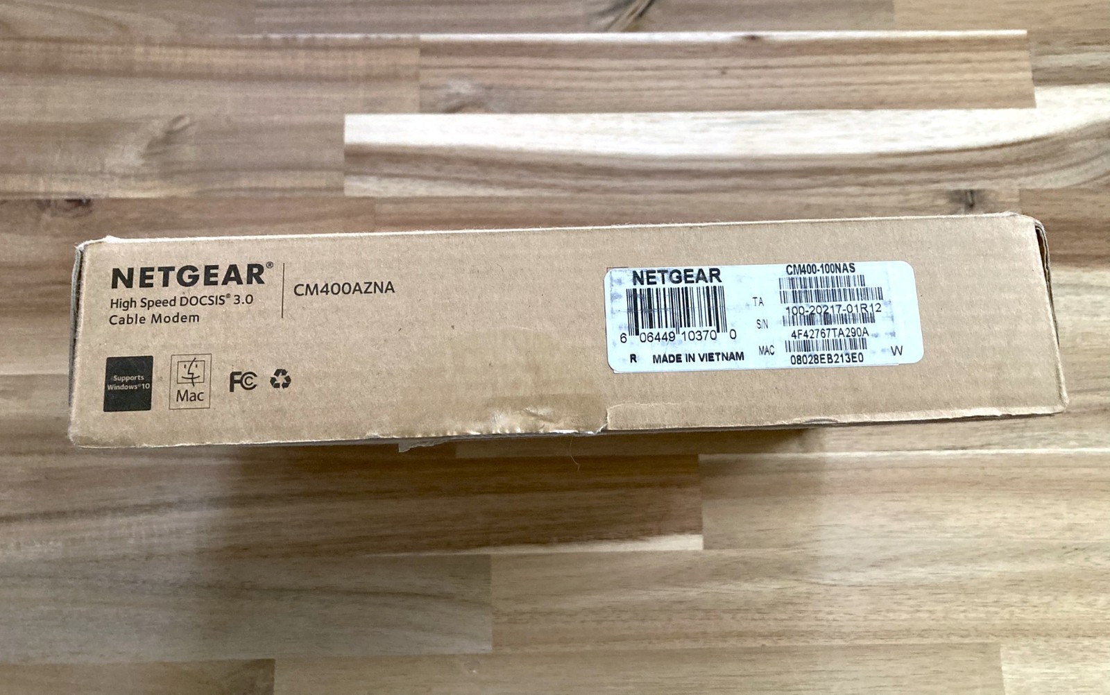 NETGEAR High Speed DOCSIS 3.0 CABLE MODEM CM400AZNA Spectrum, Xfinity NEW
