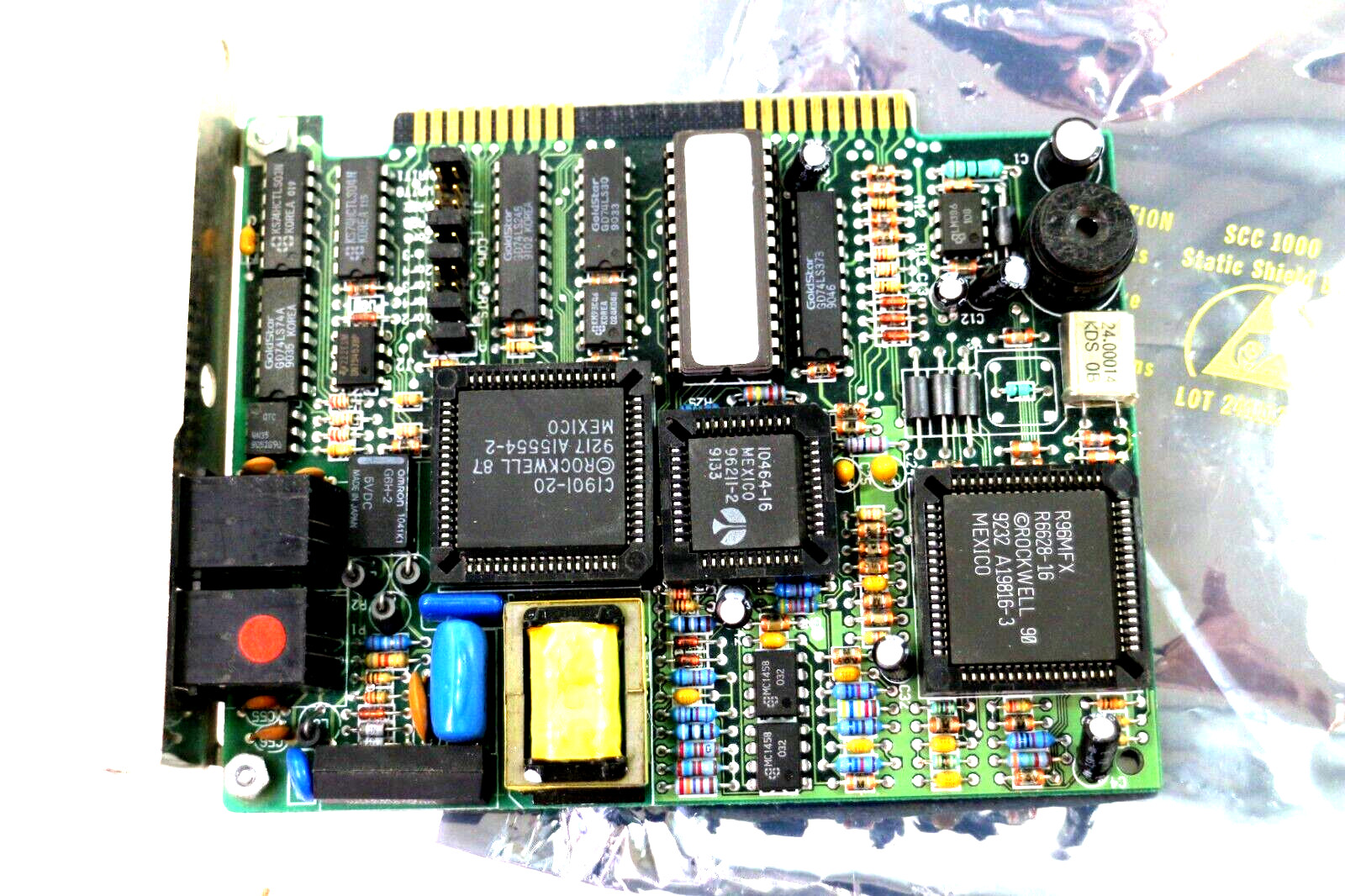 Zoom X5H1-1080K Faxmodem FC96/24 8-Bit ISA Fax Modem 10236109 Card