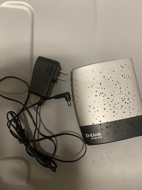 D-Link DCM-202 DOCSIS 2.00.03D1.02 1A Ethernet High Speed Cable Modem