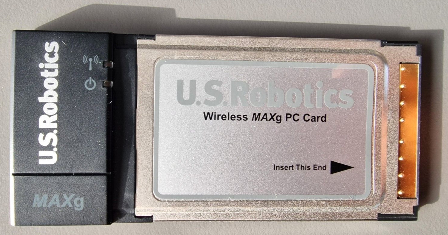 U.S. Robotics Wireless MAXg PC Card USR5411 (PC Card) for Laptop USR5411/805411