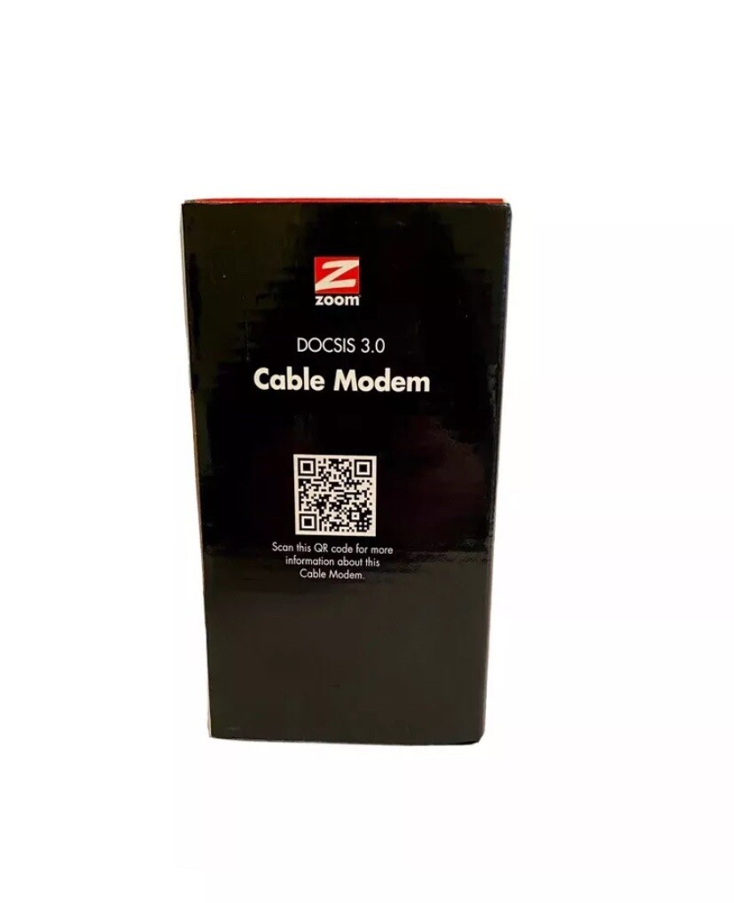 Zoom DOCSIS 3.0 Cable Modem 5341-02-03H New In Box