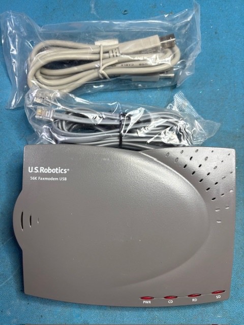 US Robotics USR 56K Ext USB Faxmodem 5633B Modem for Windows 98SE/Me/2000/XP
