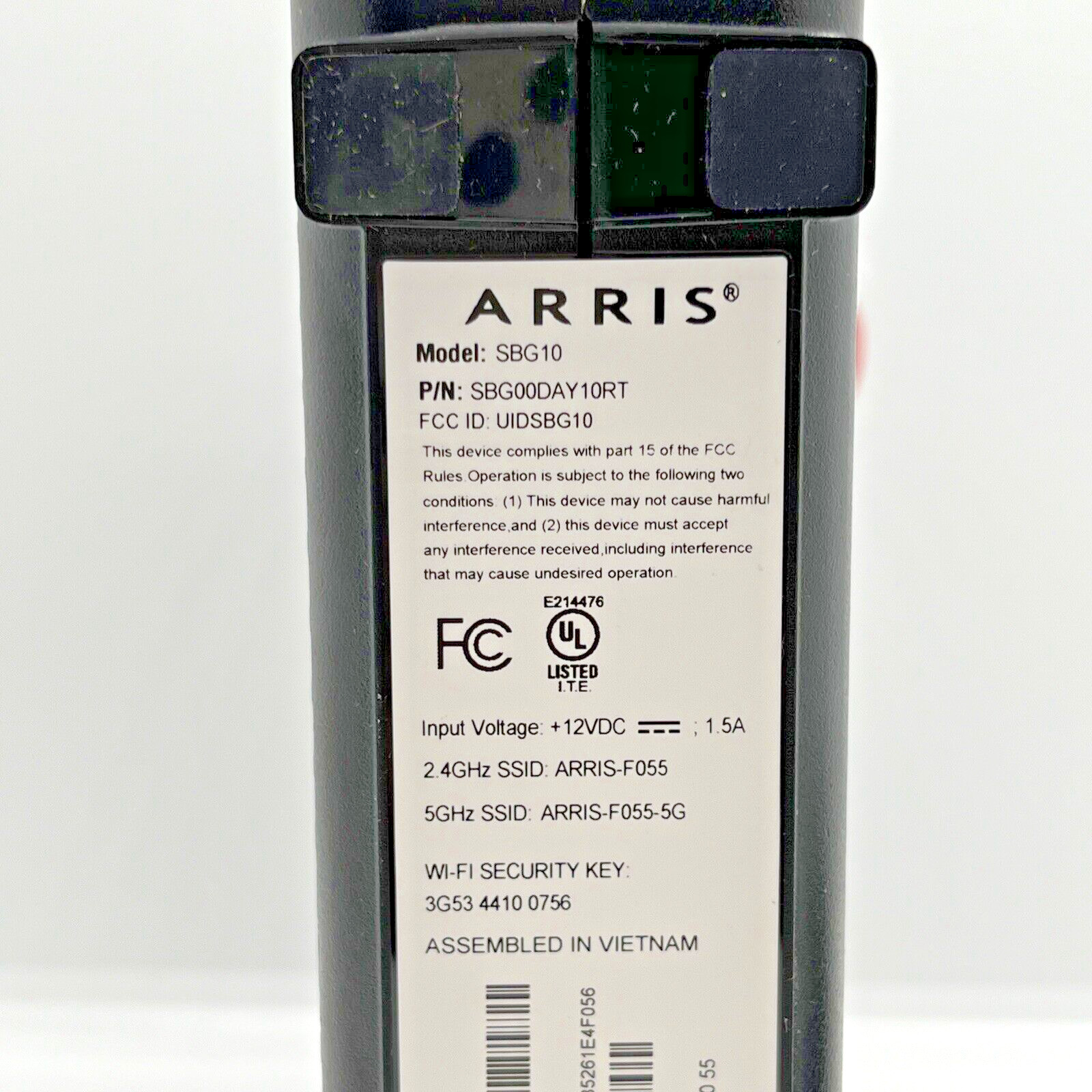 ARRIS SURFboard SBG10 DOCSIS 3.0 Cable Modem & AC1600 Dual Band Wi-Fi Router