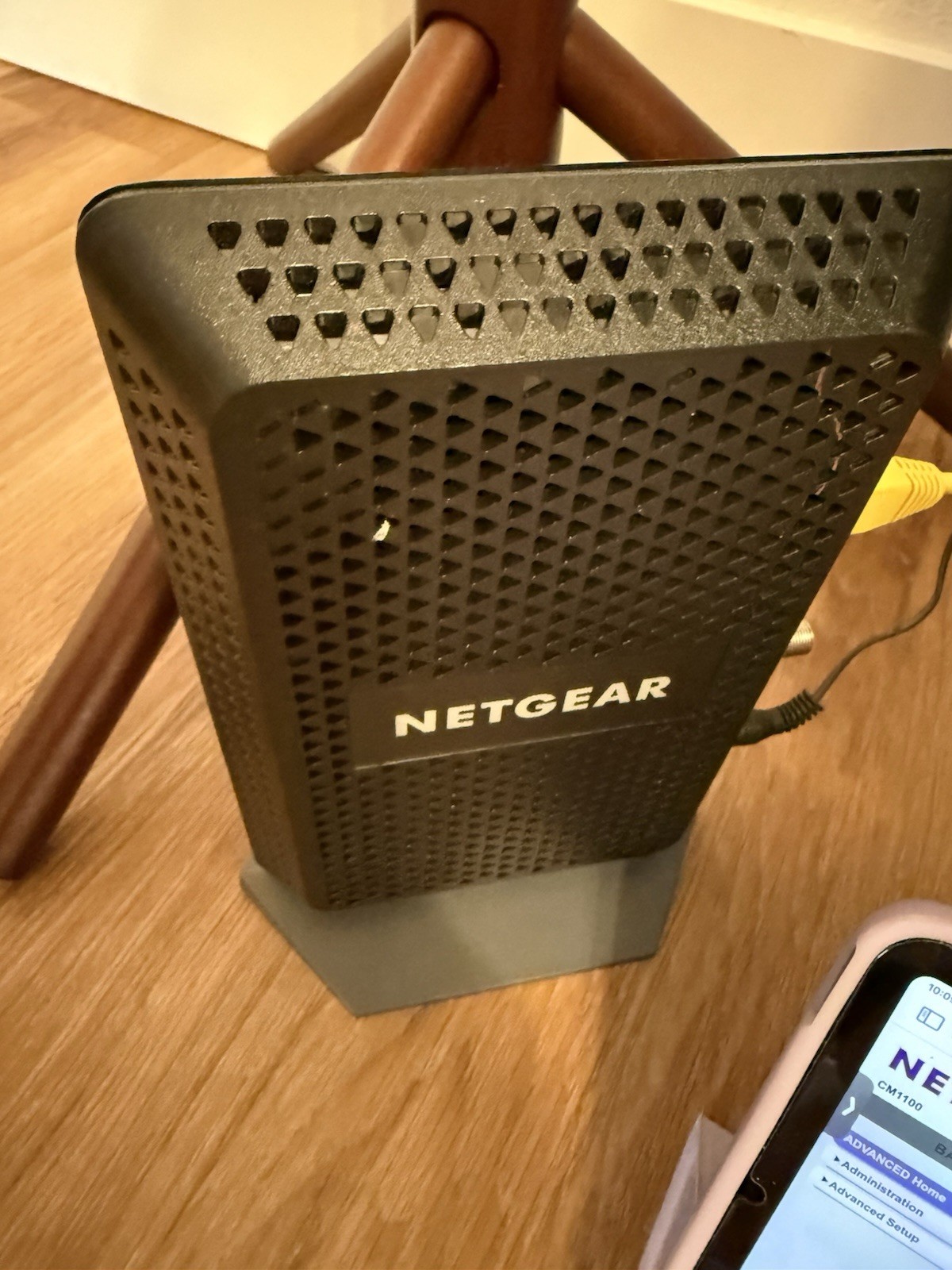 NETGEAR Nighthawk CM1100 Cable Modem DOCSIS 3.1 Gigabit Black Power Adapter 0D04
