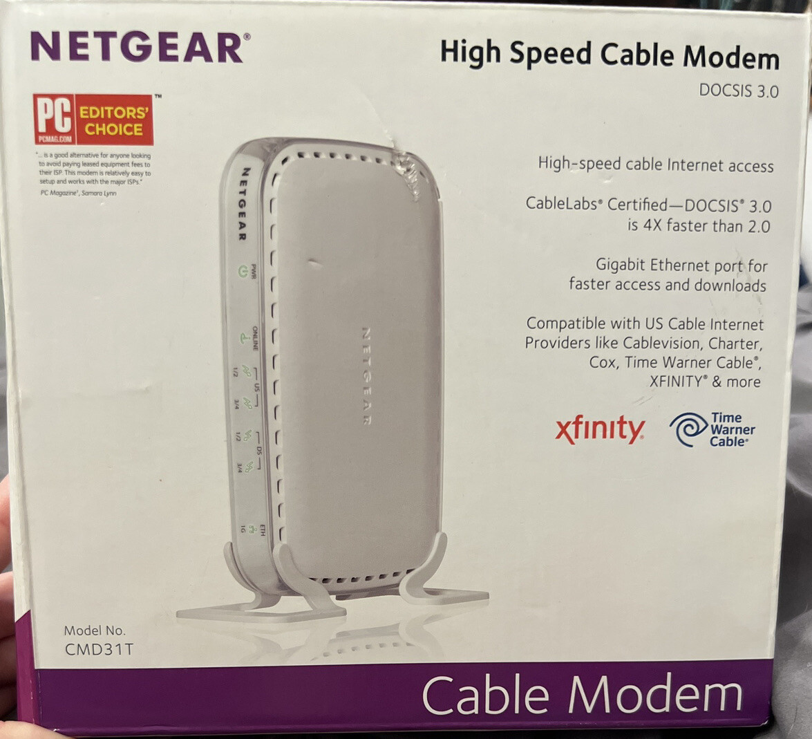 NETGEAR CMD31T-100NAS 153.6 Mbps