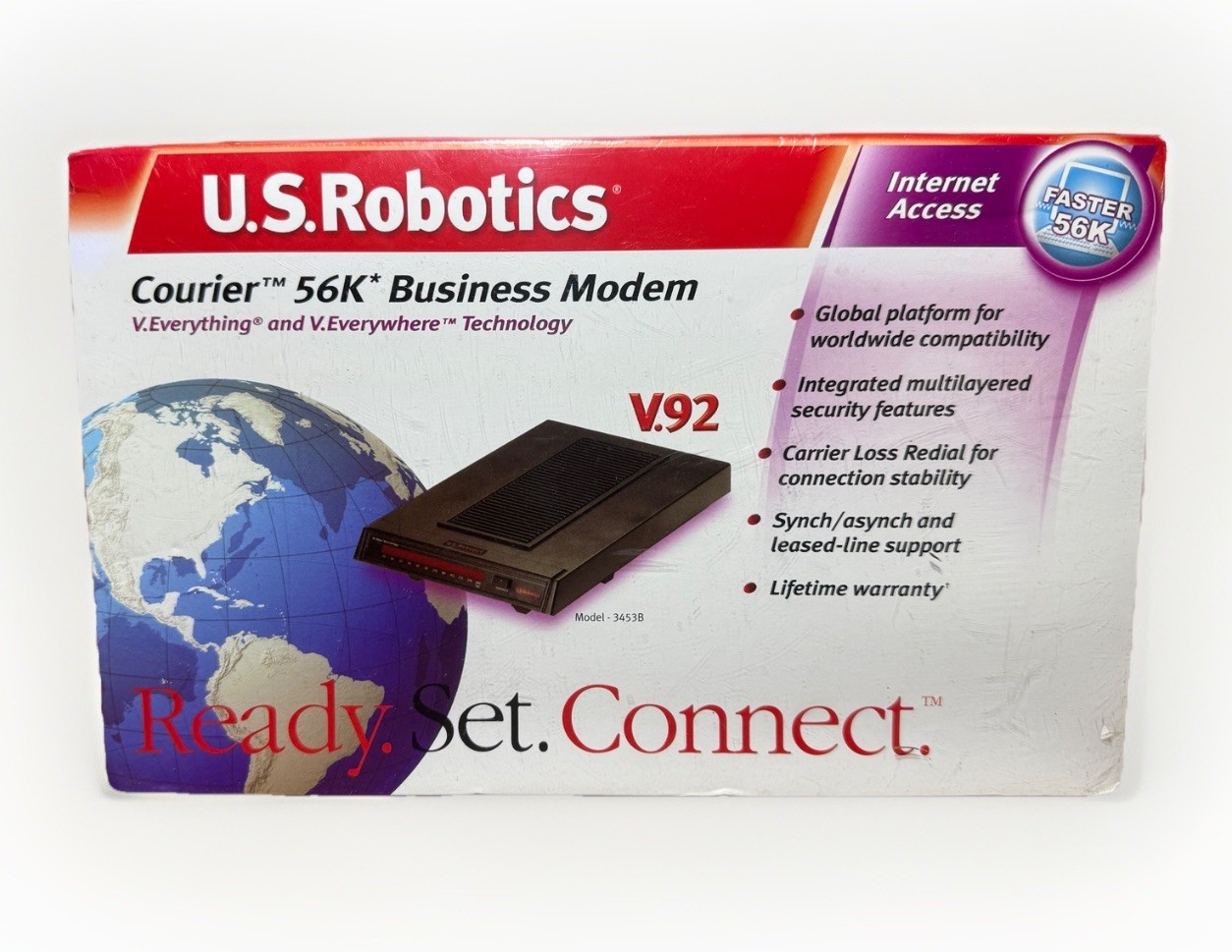 US Robotics USR3453B 56Kbps Serial Fax Modem