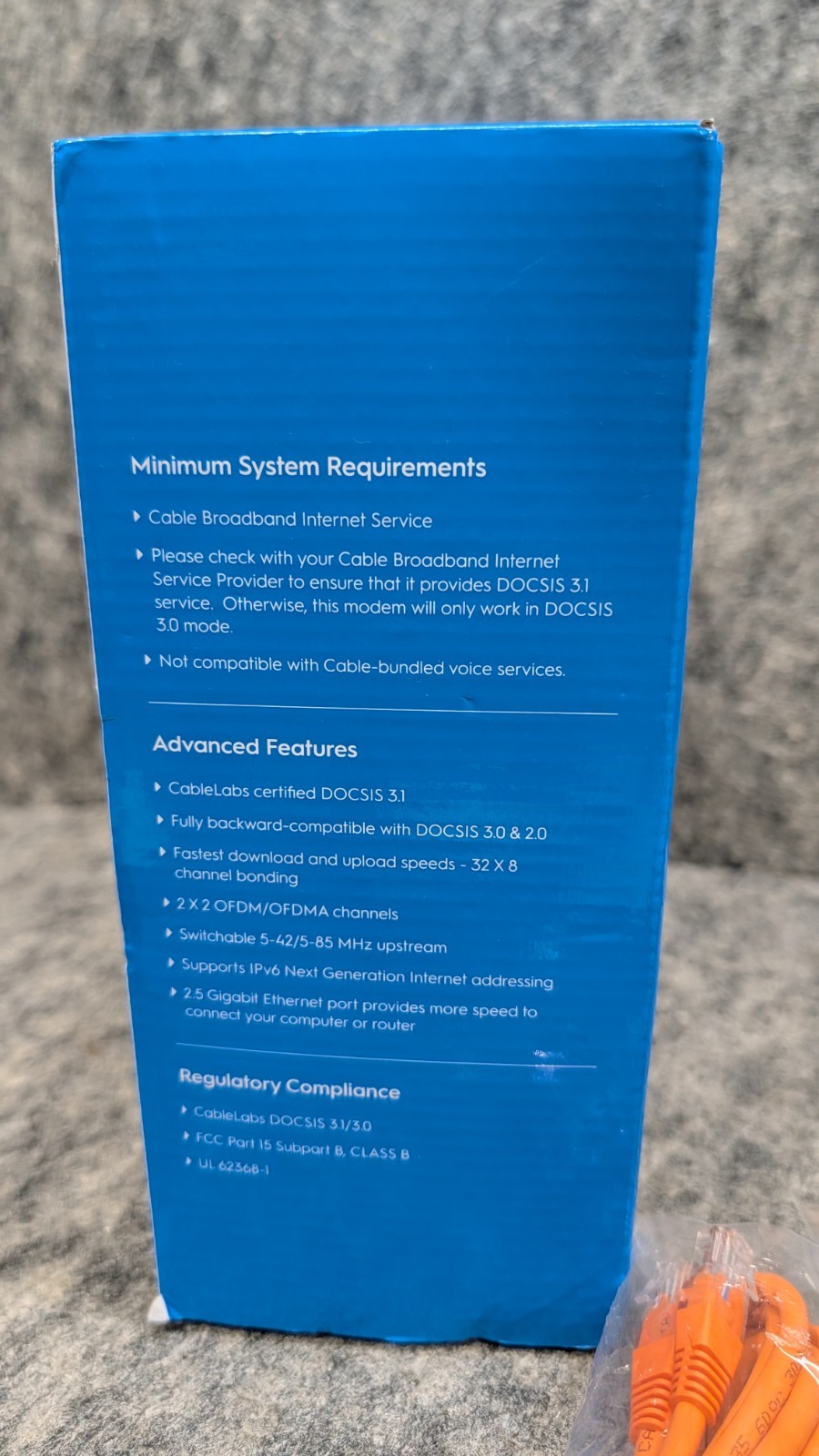 Hitron CODA56 DOCSIS 3.1 Cable Modem 2.5GbE White – Cox/Spectrum/Xfinity 🔥New🔥