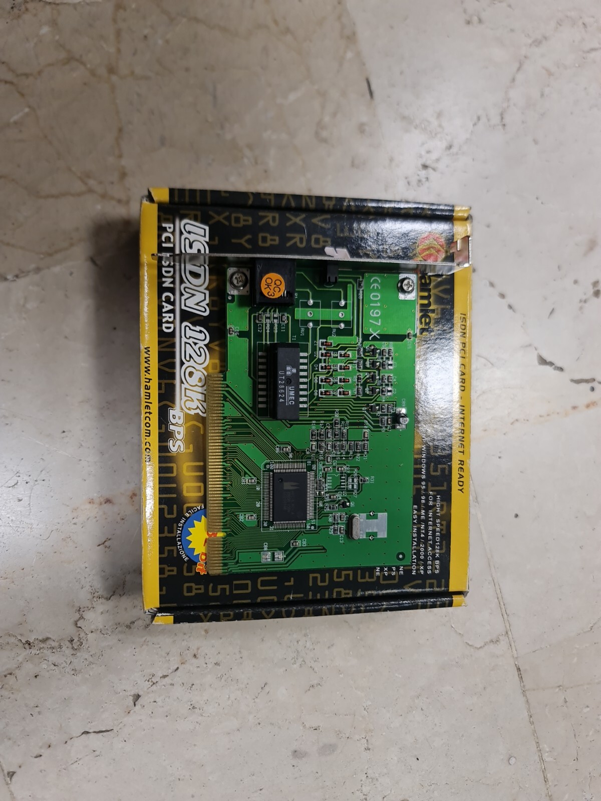 ISDN PCI CARD MODEM – HAMLET, High Speed 128Kbps 32Bit WITH BOX