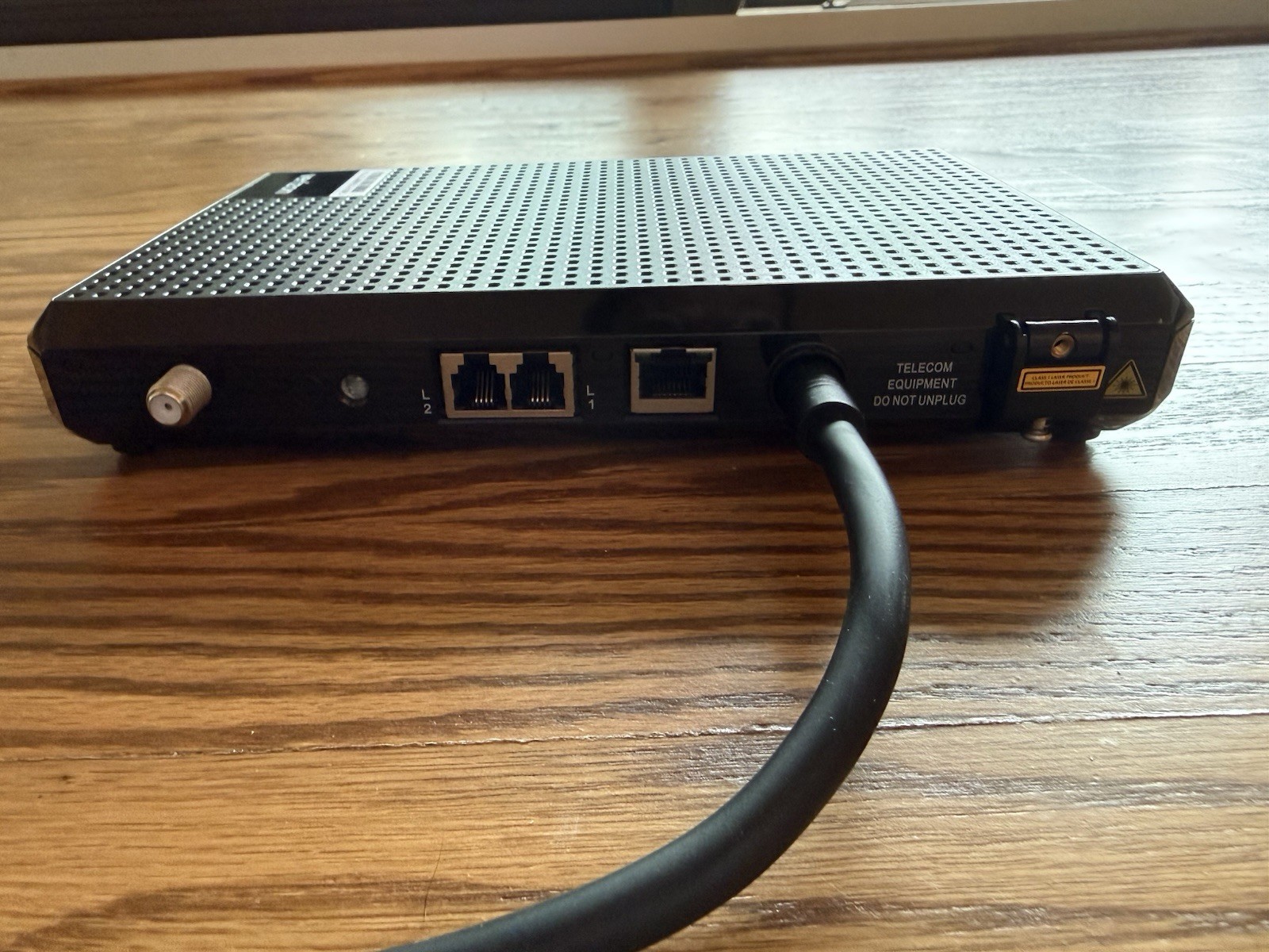 Verizon Fios Nokia G-211M-C ONT Fiber Optic Modem w/ Power Supply & Cables