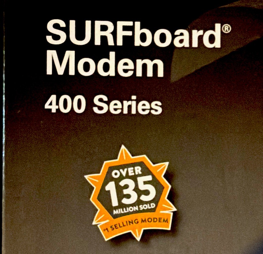 ARRIS SURFboard SB6141 DOCSIS 3.0 Cable Modem 343 Mbps White Ethernet