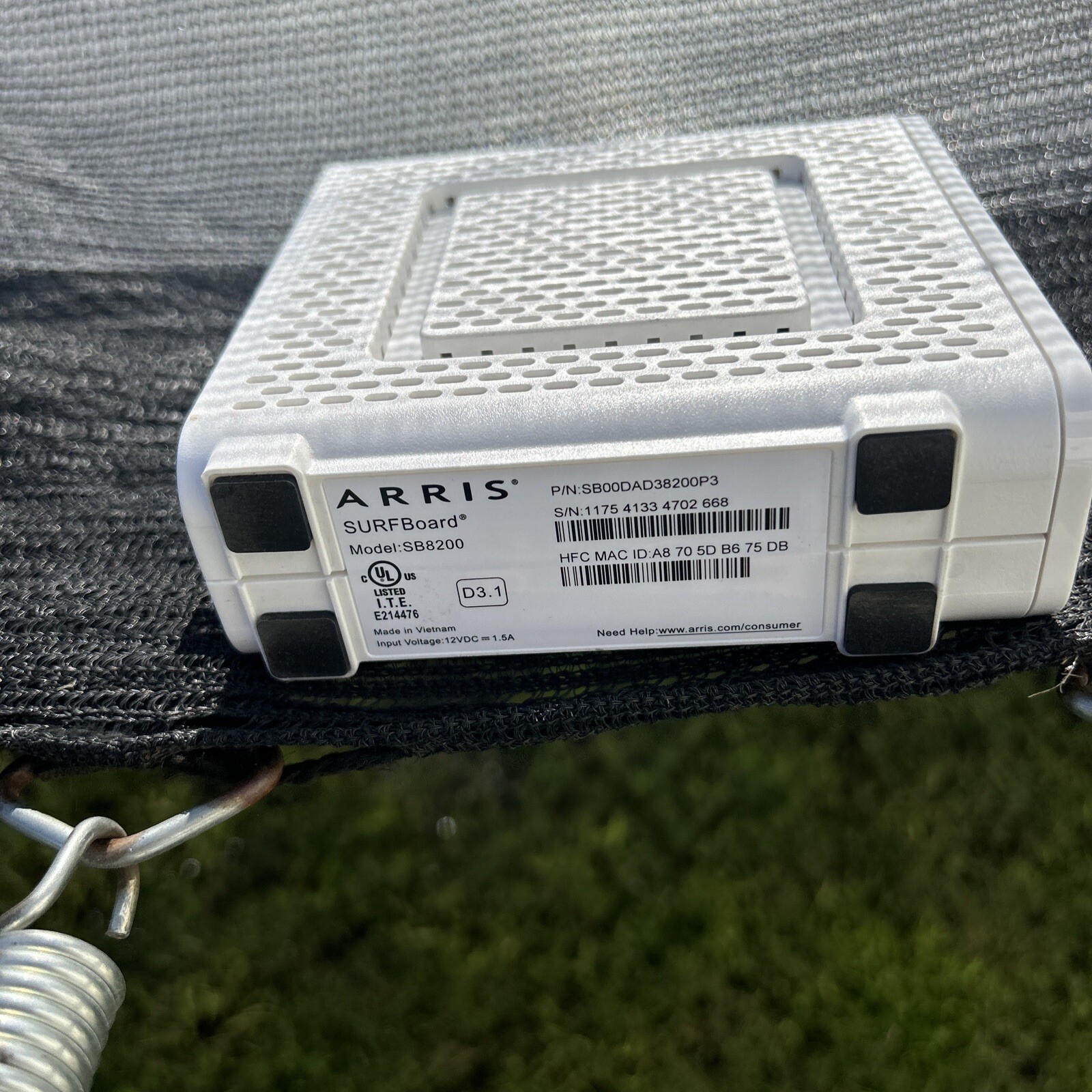 ARRIS SB8200 10 Gbps 2 Port Cable Modem
