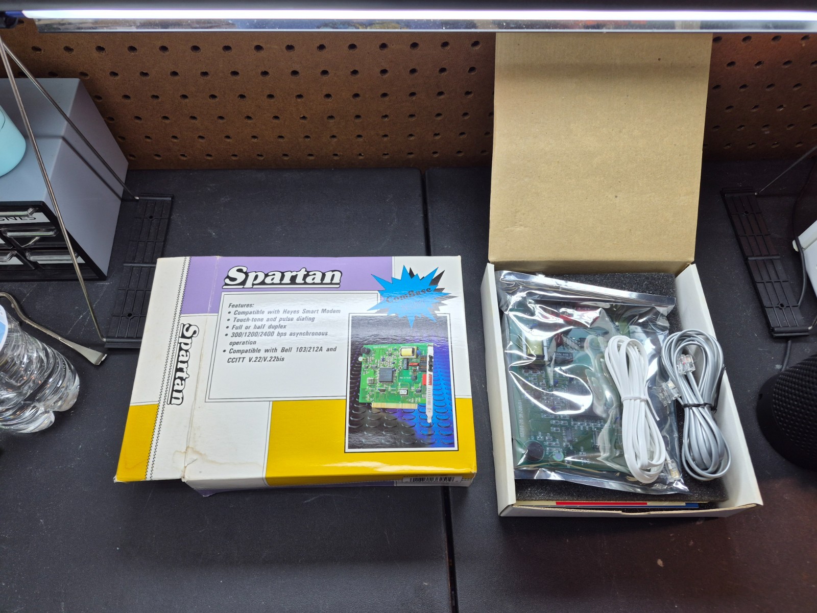 Spartan Dial-up Modem Card Open Box