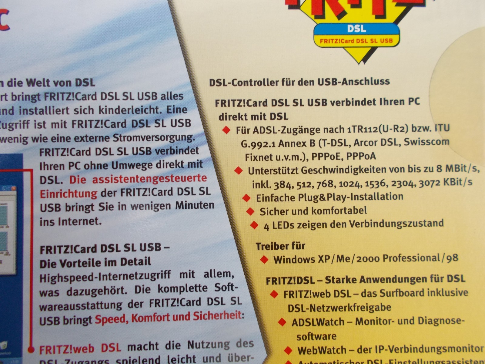 Fritz! Card DSL SL USB