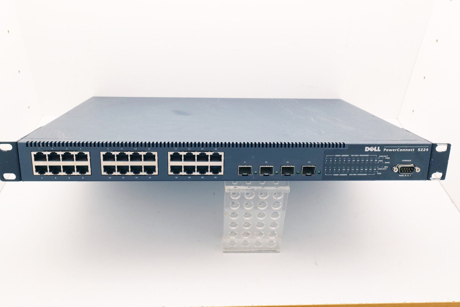 Dell PowerConnect 5224 24-Port Gigabit Ethernet Switch Rackmount For Parts/No…