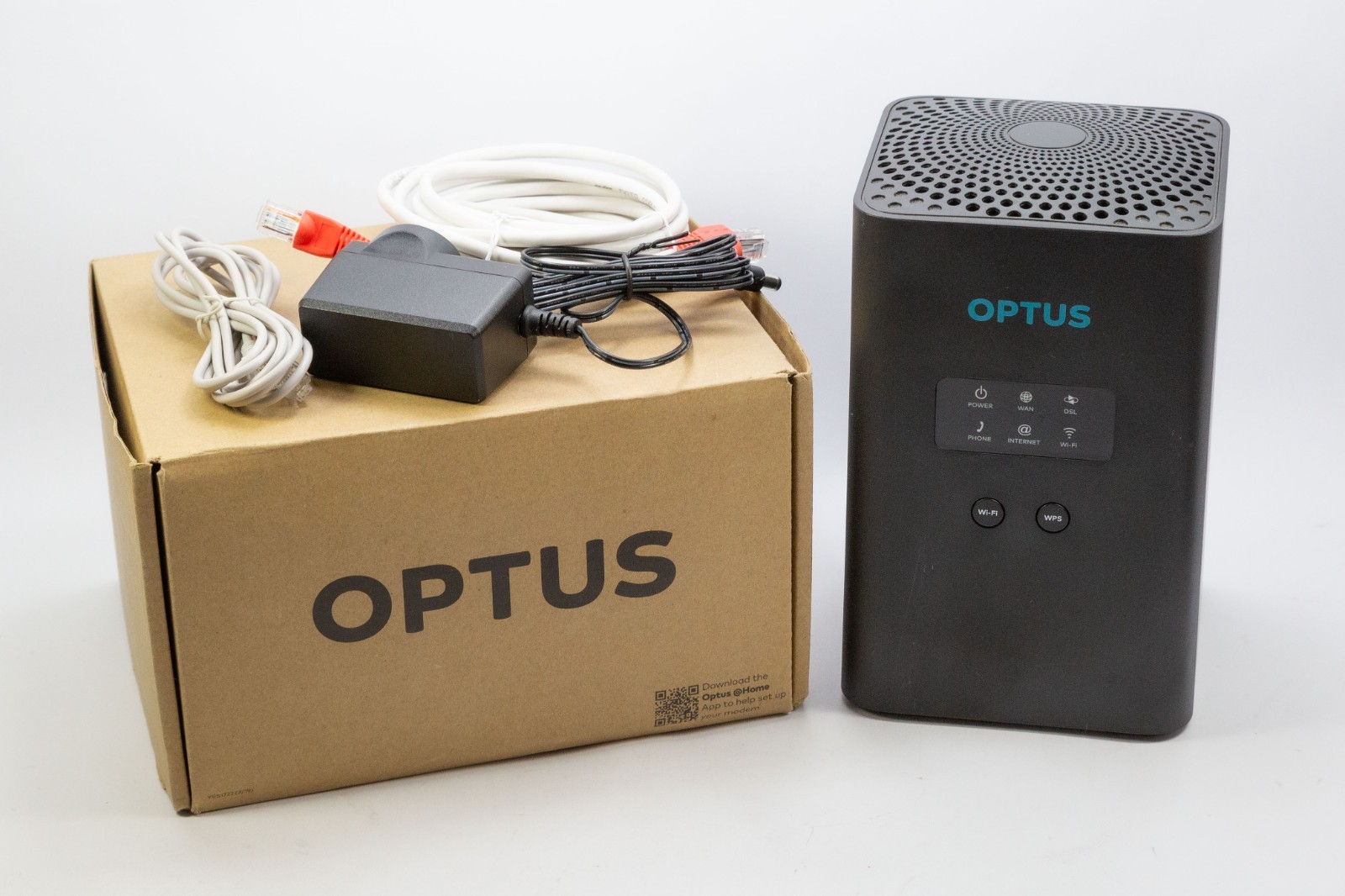 Optus Sagemcom F@ST 5366 TN NBN WiFi Modem Router Boxed Complete Working VGC