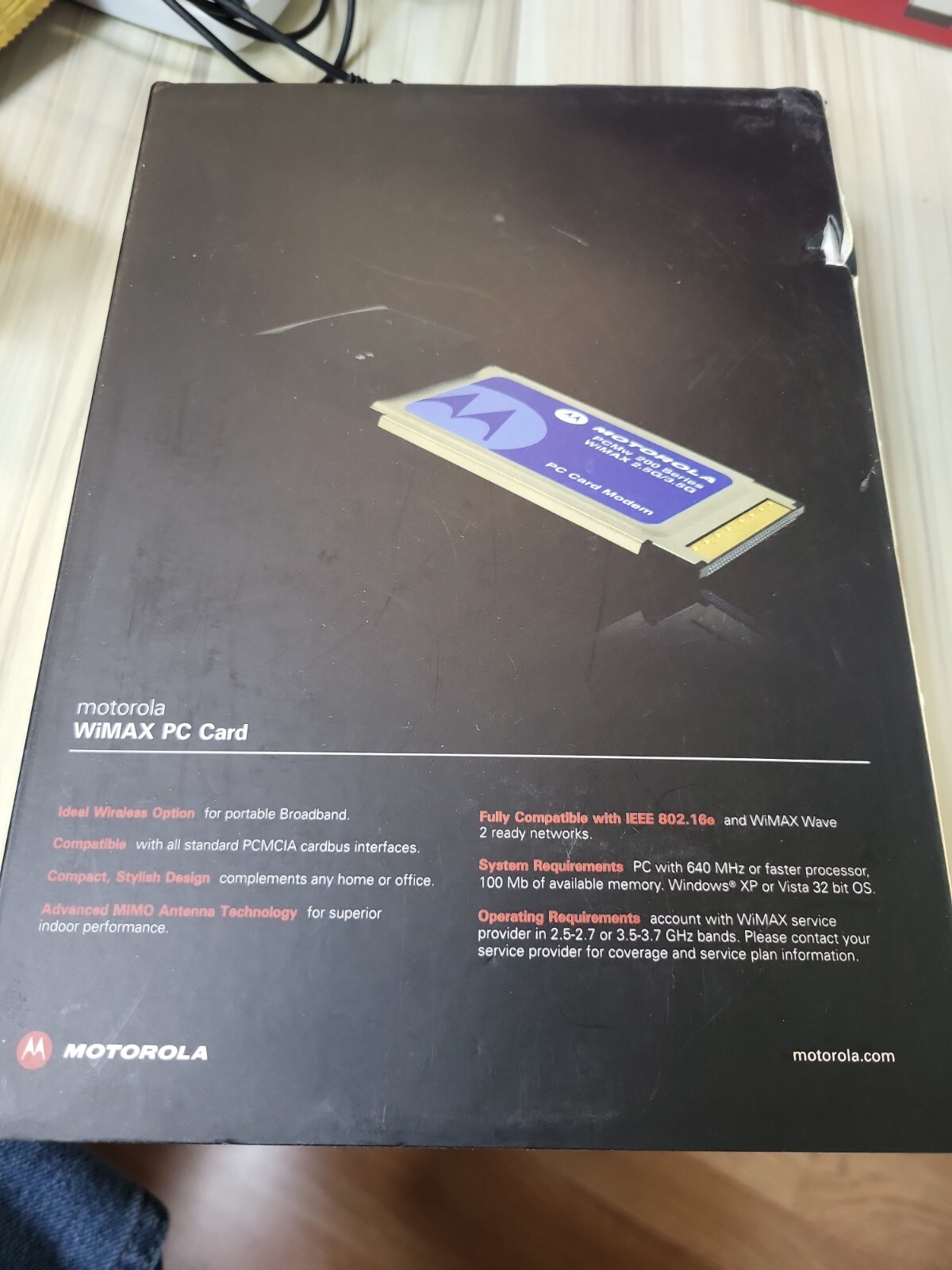 WIMAX PC CARD IEEE 802.16e 2.5&3.5GHz