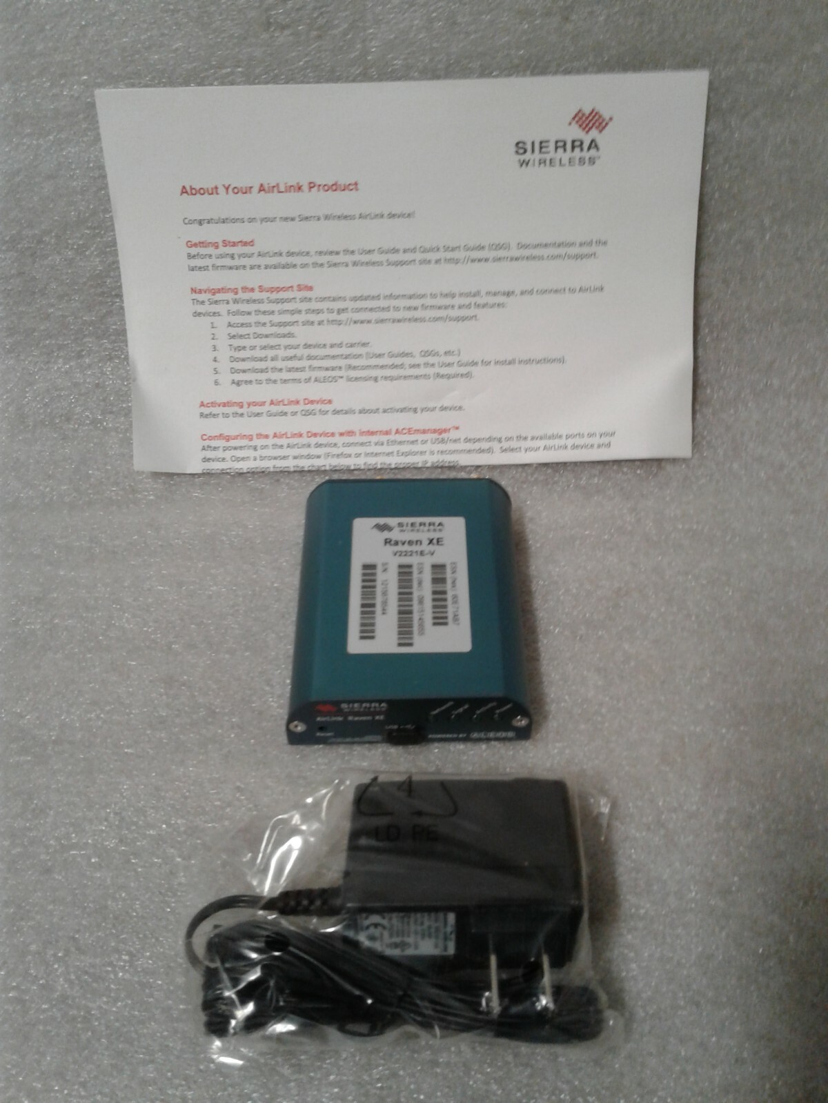 Sierra Wireless Airlink Raven XE V2221E-V Modem