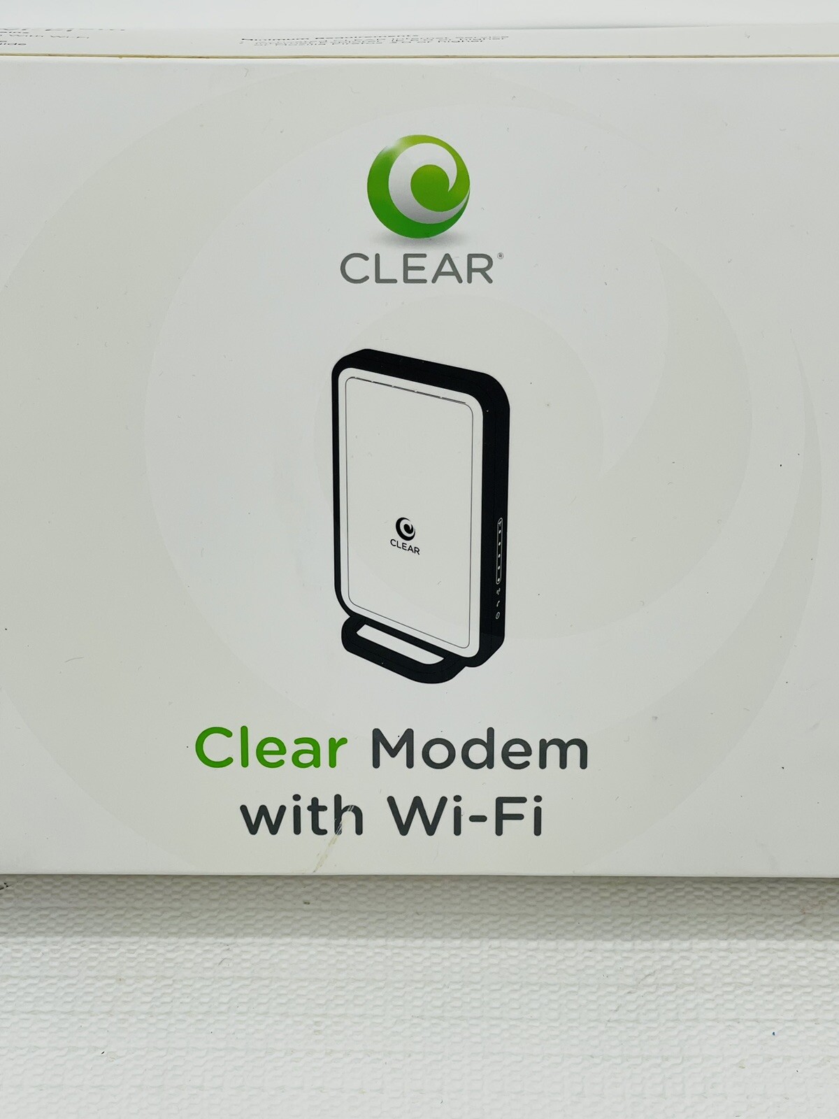 CLEAR Modem With Wifi Model # WIXFBR-117 w/ Original Box & All Accessories