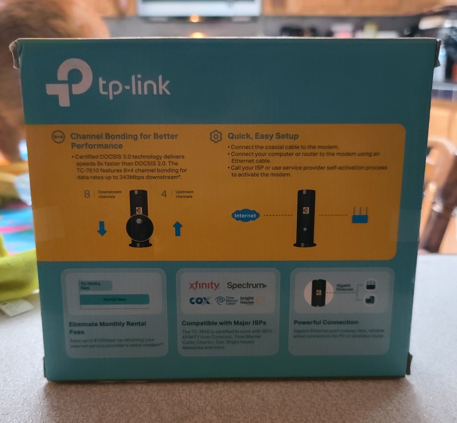 TP-Link TC-7610 DOCSIS 3.0 Cable Modem