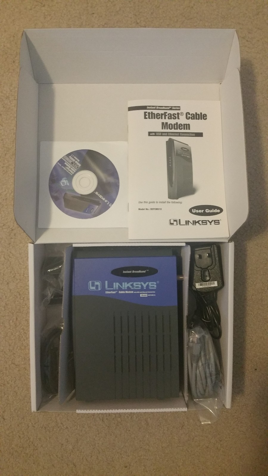 Linksys Cisco BEFCMU10 Cable Modem