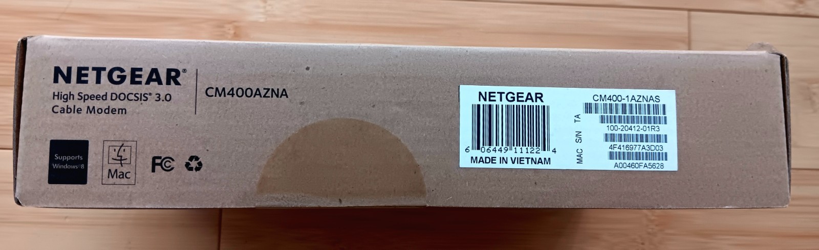 Netgear High Speed DOCSIS 3.0 Cable Modem Model CM400AZNA (Factory sealed)
