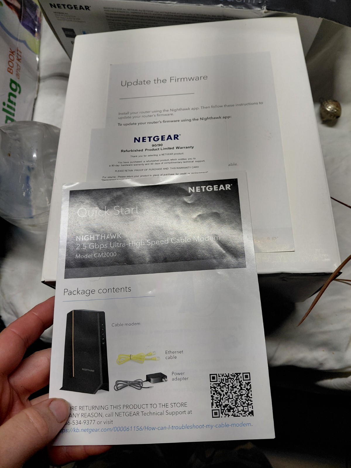 Netgear Nighthawk CM2000 2.5Gbps Multi Gig Internet Speed Cable Modem DOCSIS 3.1