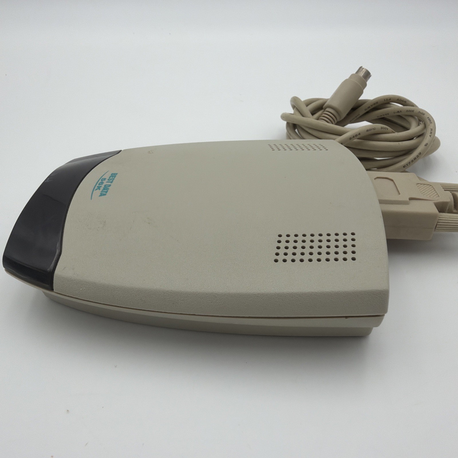 Best Data Smart One 56K External Fax Modem w Apple Mac Macintosh Serial Cable