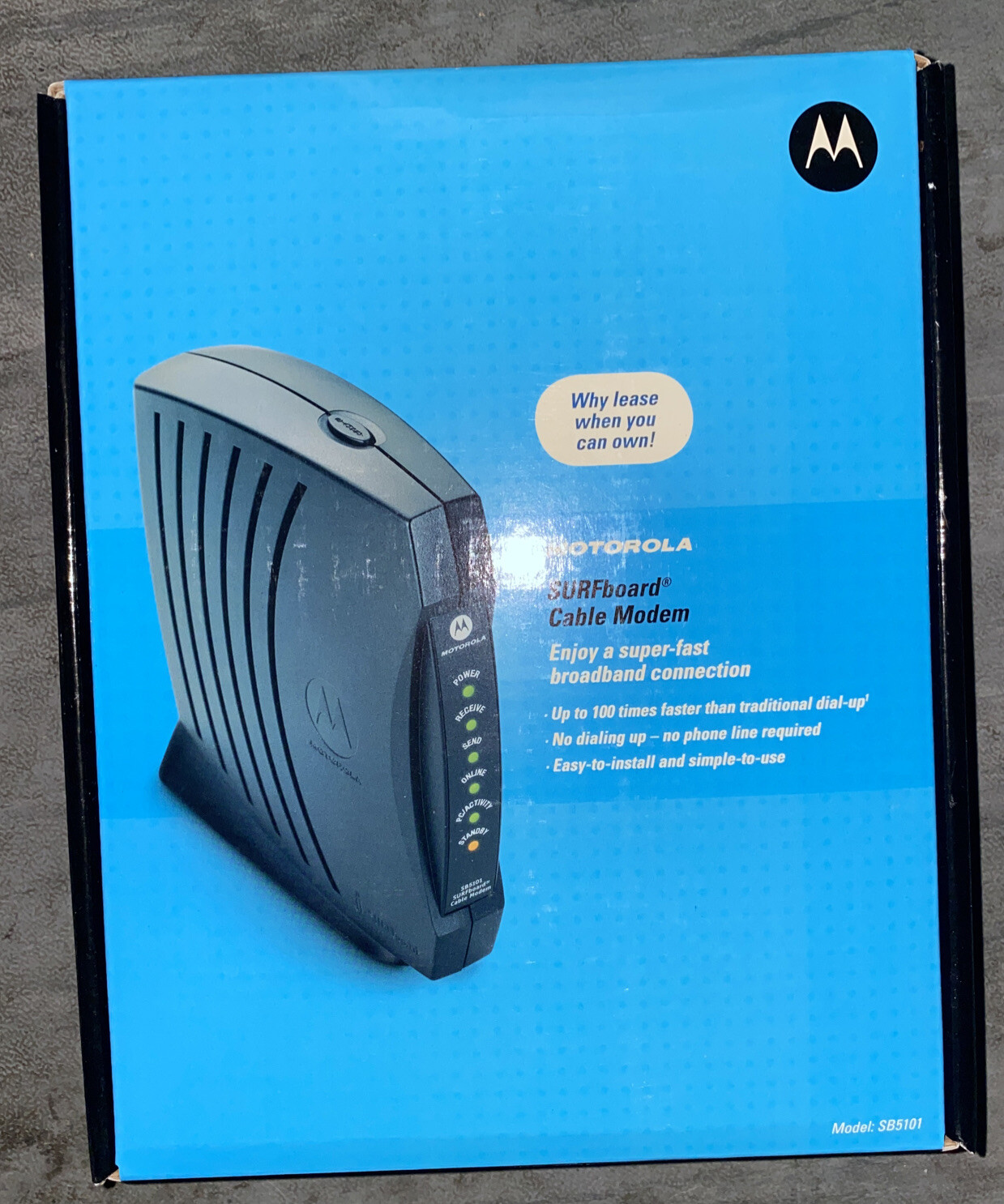 Motorola SURFboard SB5101 DOCSIS 2.0 Cable Modem