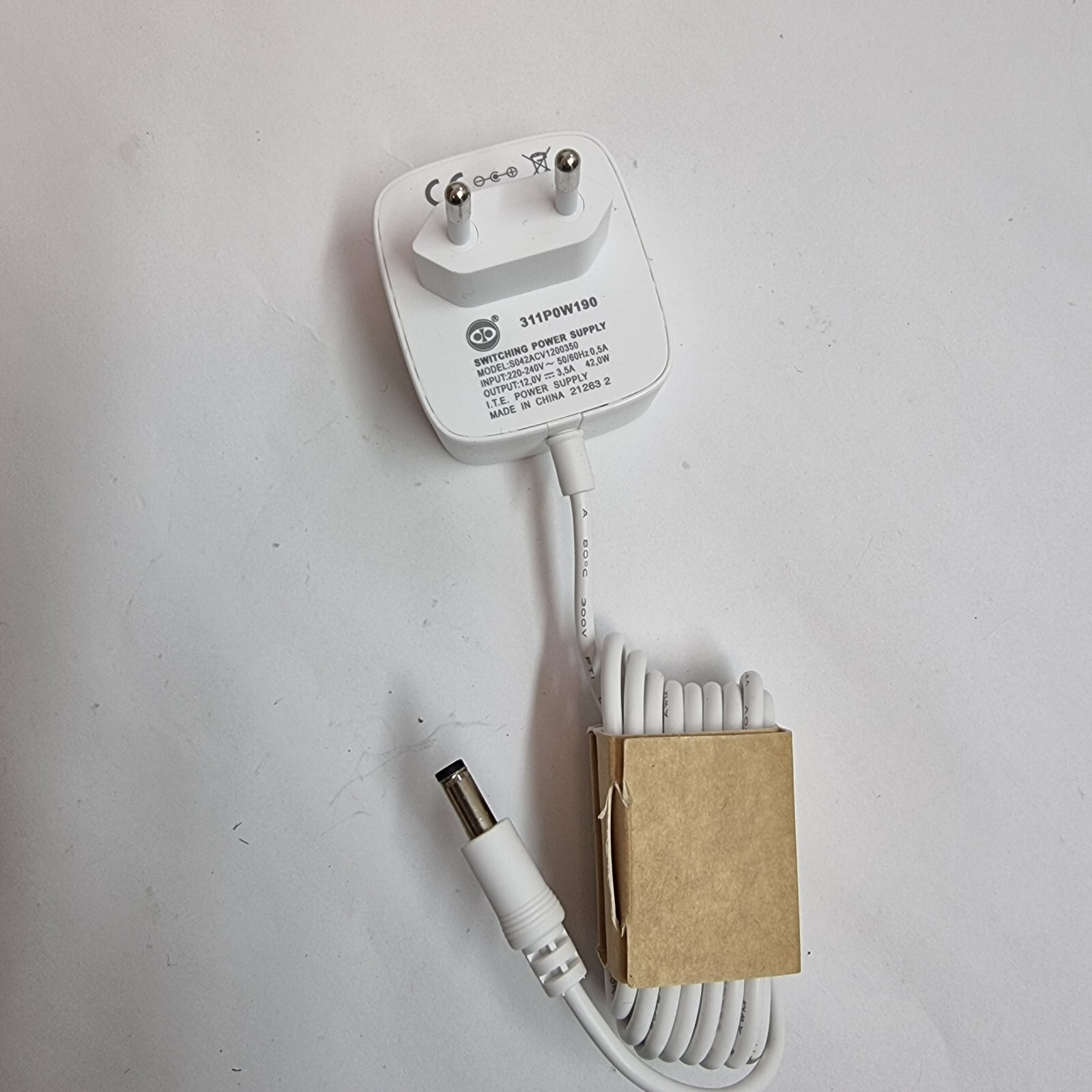 AVM Fritz!Box Power Supply 311P0W190 12V 3.5A White For 6590 6591 7590 1.5m