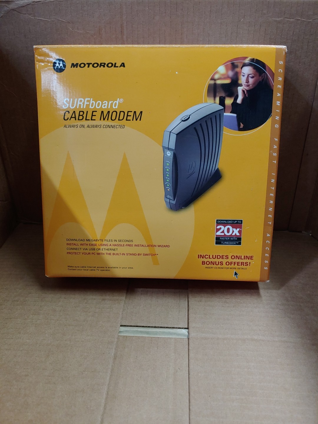 Motorola SURFboard SB5120 (505788-006-00) 38.91 Mbps