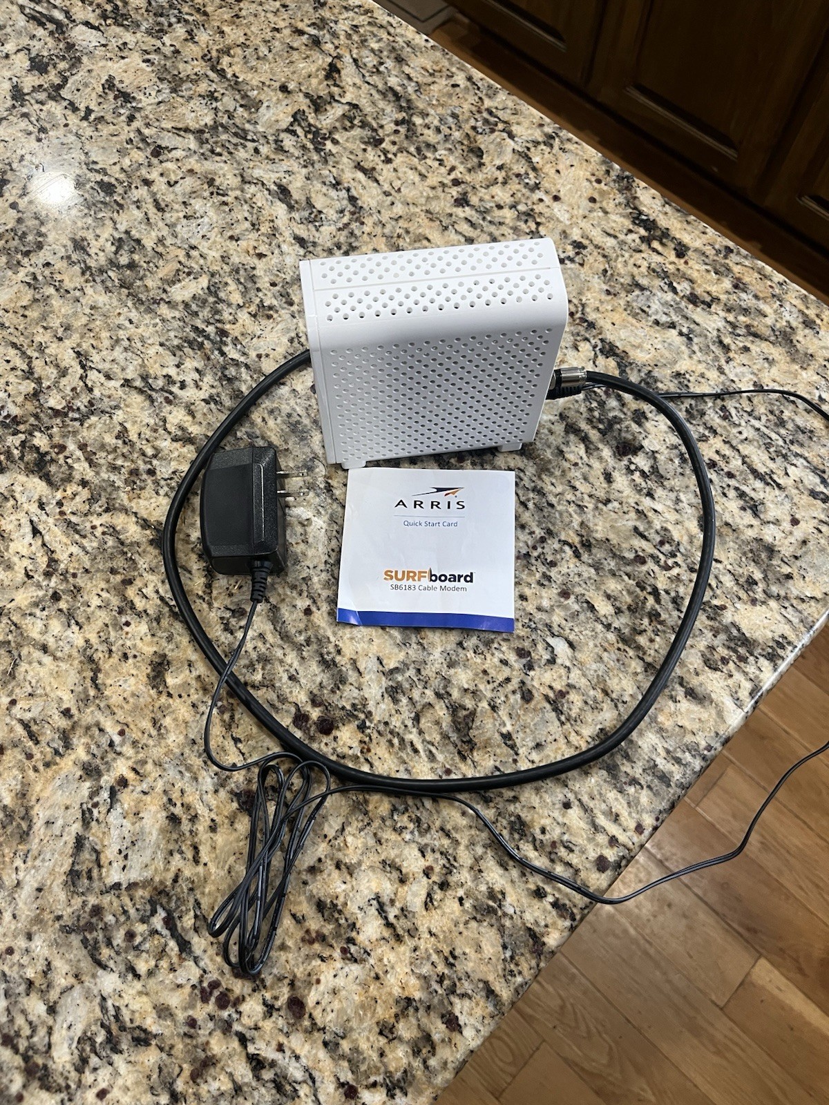 ARRIS SB6183 686 Mbps Cable Modem, White – 592431-003. Perfect Condition.