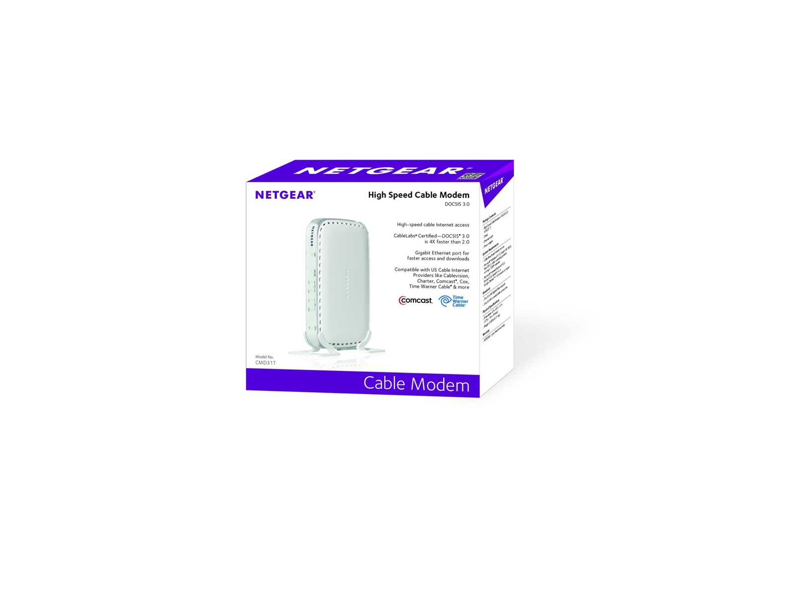 NETGEAR DOCSIS 3.0 – High Speed Cable Modem (CMD31T) – Good