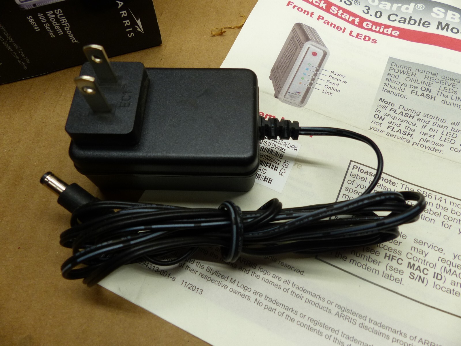 ARRIS SURFboard SB6141 Motorola Surf Board Modem 400 Series