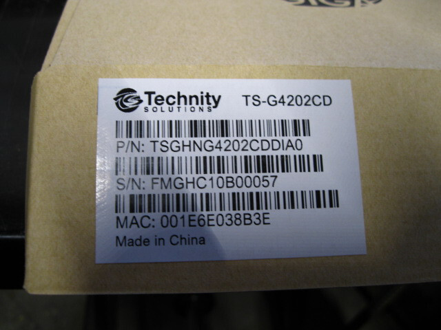 2- Technity Solutions TS-G4202CD GigaWire Coax Modem 12V/1A DC – NEW!