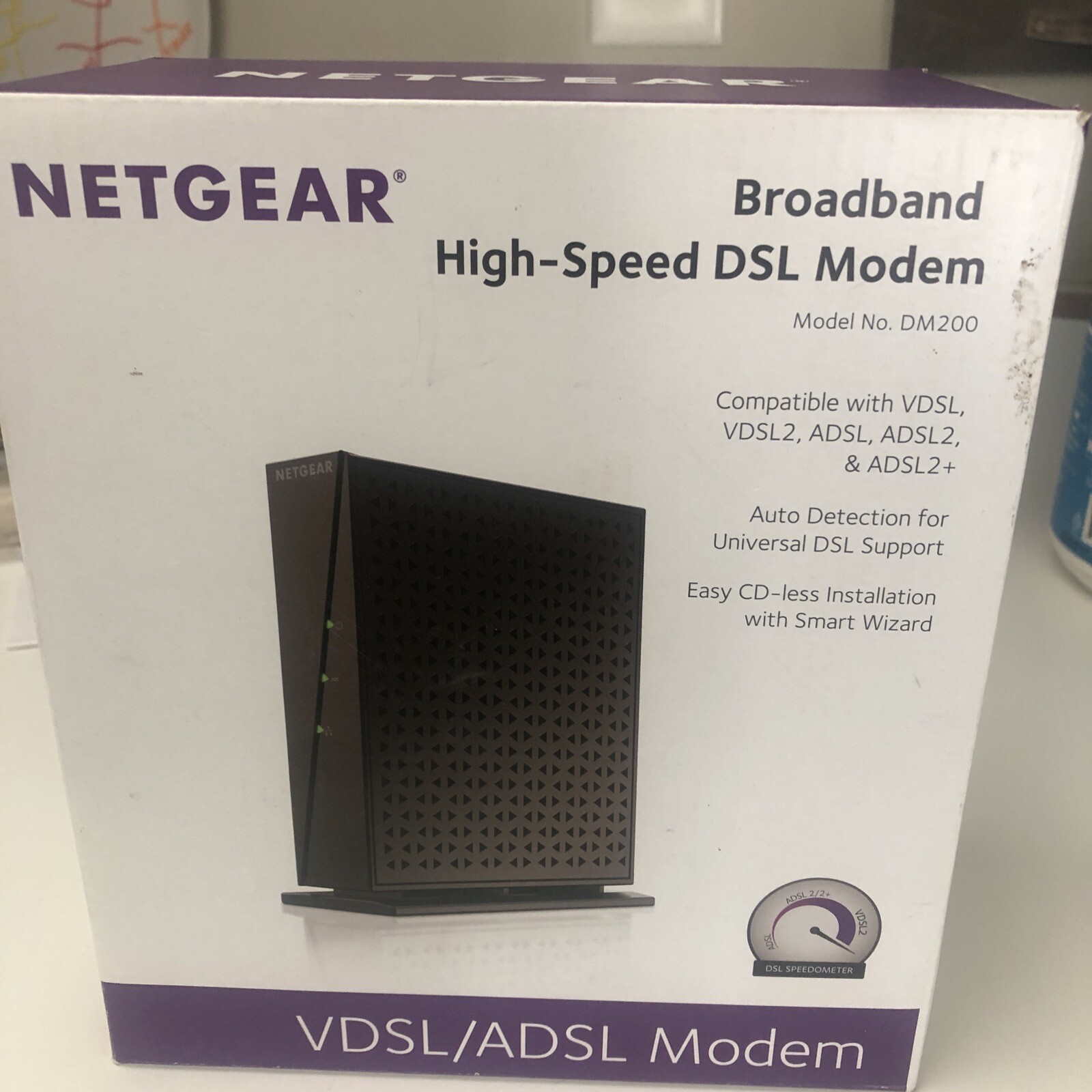 NETGEAR Broadband High-Speed DSL Modem VDSL/ADSL (DM200)NEW sealed