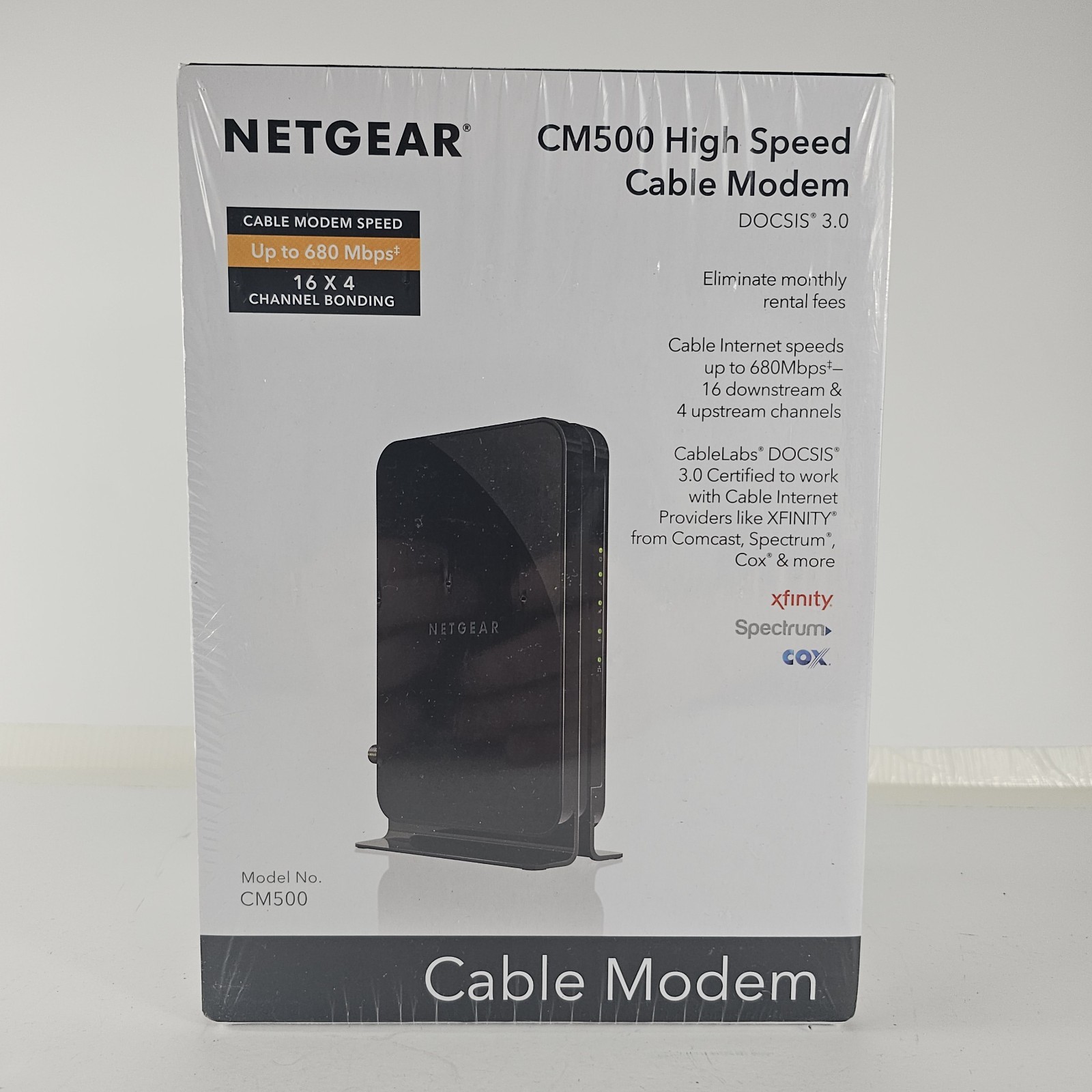 Netgear CM500 High Speed Cable Modem DOCSIS 3.0 Sealed