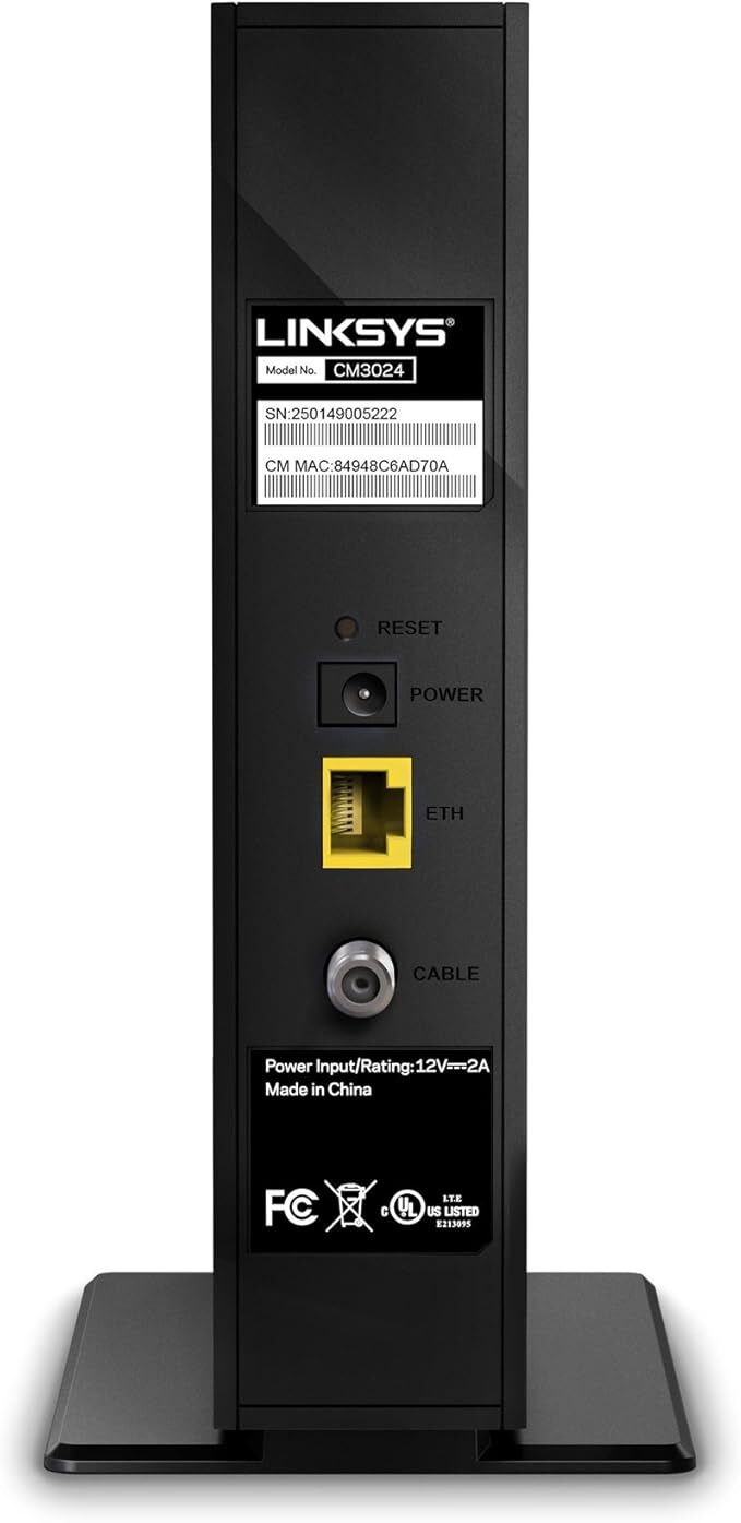 Linksys -DOCSIS 3.0 cable Modem Model CM3024