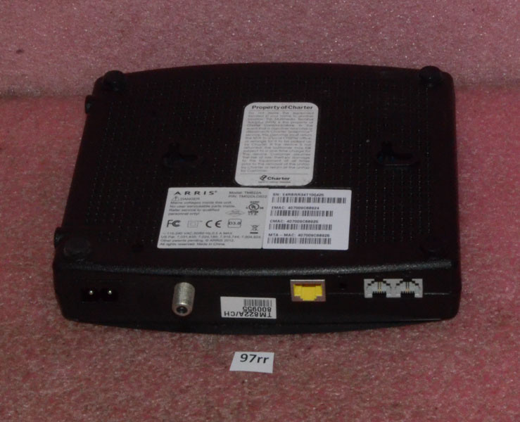 Arris Cable Modem Model TM822A