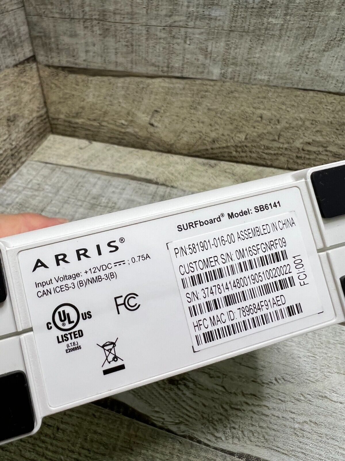 ARRIS SURFboard SB6141 Docsis 3.0 Cable Modem