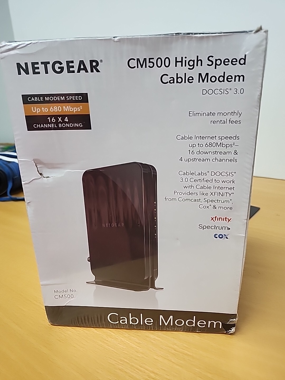 NETGEAR CM500 (CM500100NAS) 680 Mbps – Black
