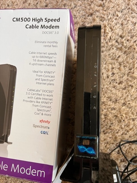 NETGEAR CM500 High Speed up to 680 Mbps Cable Modem, Xfinity, Spectrum, Cox