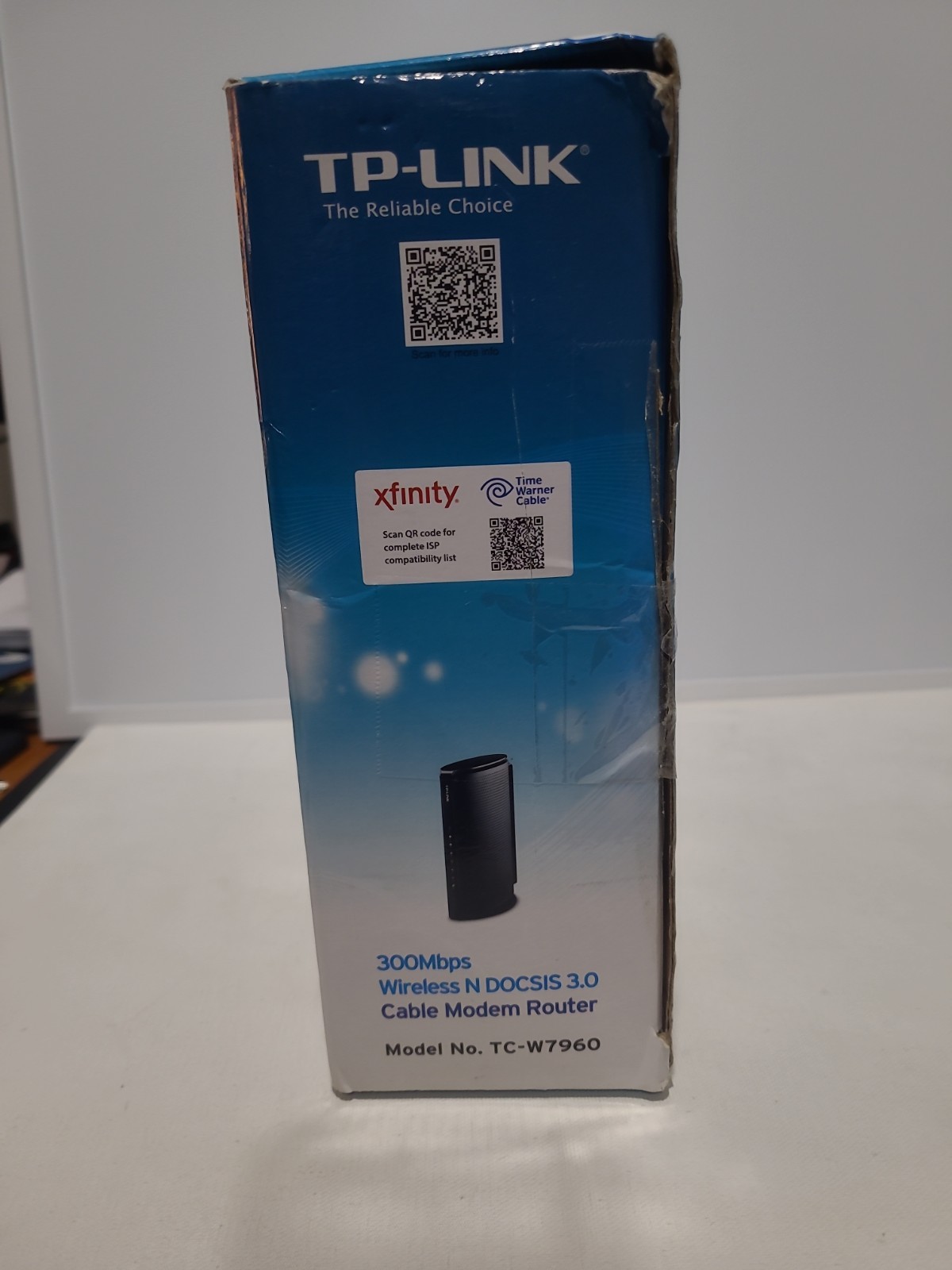 TP-Link TC-W7960 DOCSIS 3.0 Cable Modem Wireless N Router 300Mbps Xfinity