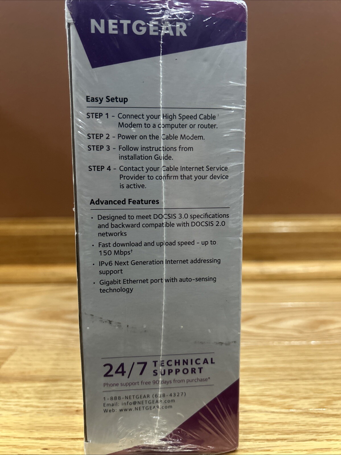 NETGEAR (CMD31T-100NAS) High Speed Cable Modem DOCSIS 3.0 BRAND NEW